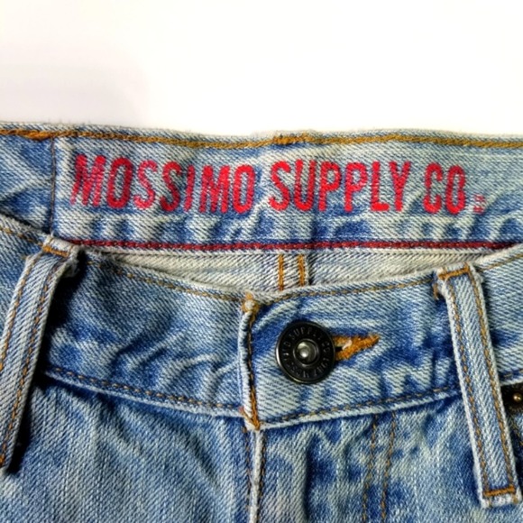 Mossimo Supply Co. Blue Jeans Men's 30x 32 Boot Cut (32x31) - Read all notes! - Picture 6 of 11